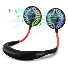 Load image into Gallery viewer, 7 Color Lights Mini Air Conditioner Device Fans USB Portable Air Cooler Humidifiers Table Fan For Home Office Refrigerating
